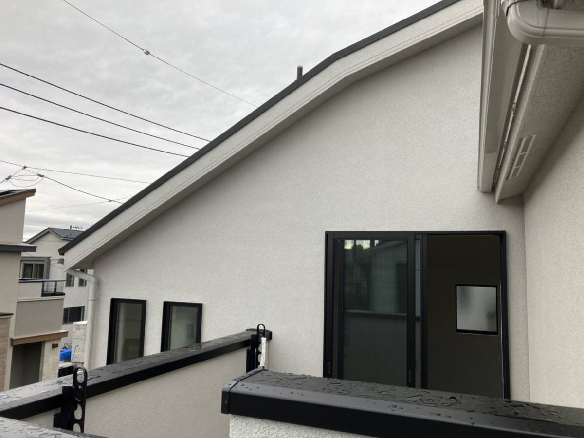 エコプロの庇(ひさし)取り付け・新築住宅工事 / 藤沢市の施工前の写真1